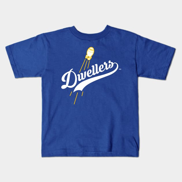 Vault-101 Dwellers Baseball Team Kids T-Shirt by NoobDesign15